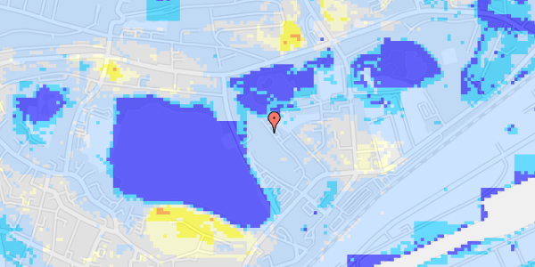 Ekstrem regn på A.D. Burcharths Vej 21, st. mf