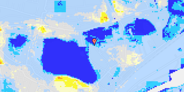 Ekstrem regn på A.D. Burcharths Vej 29, 1. mf