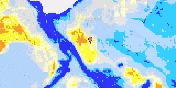 Ekstrem regn på Aabakken 20