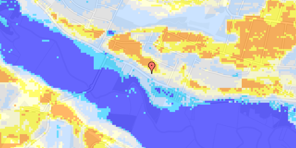 Ekstrem regn på Alpedalsvej 28