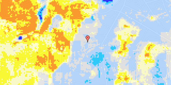 Ekstrem regn på Bellevuegade 13