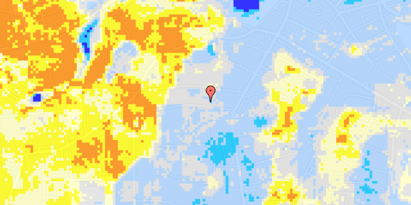 Ekstrem regn på Bellevuegade 14