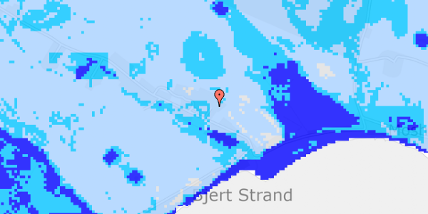 Ekstrem regn på Bjert Strandvej 27