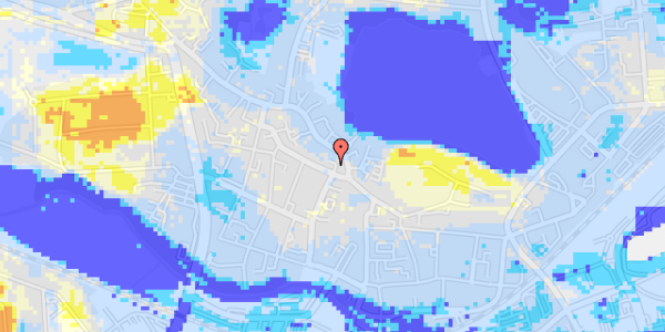 Ekstrem regn på Blæsbjerggade 4, 2. 3