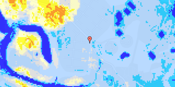 Ekstrem regn på Brynet 15