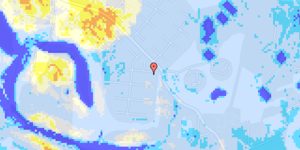 Ekstrem regn på Brynet 17