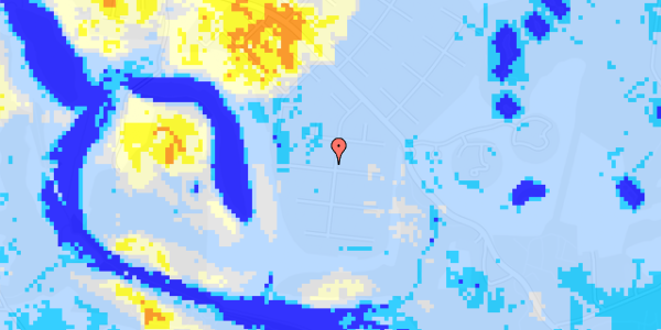 Ekstrem regn på Brynet 34