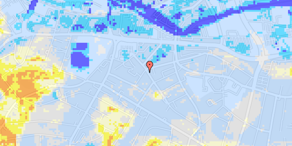 Ekstrem regn på Dalbygade 34, 2. th