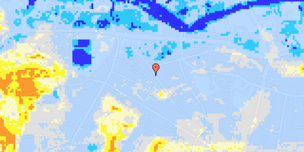 Ekstrem regn på Dalbygade 38B, 2. 203