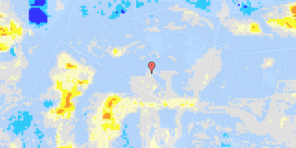 Ekstrem regn på Dalbygade 61, 1. 