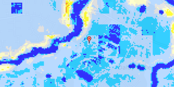 Ekstrem regn på Dalbyvej 77