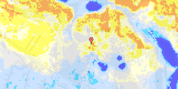 Ekstrem regn på Damhusvej 3