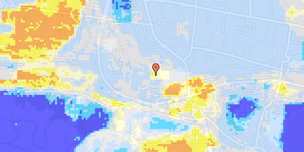 Ekstrem regn på Drammenvej 5, 1. tv