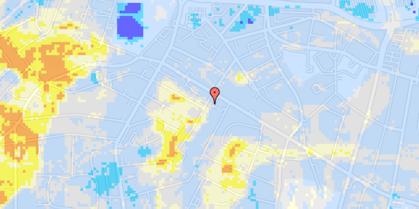 Ekstrem regn på Dreyersvej 5, st. th