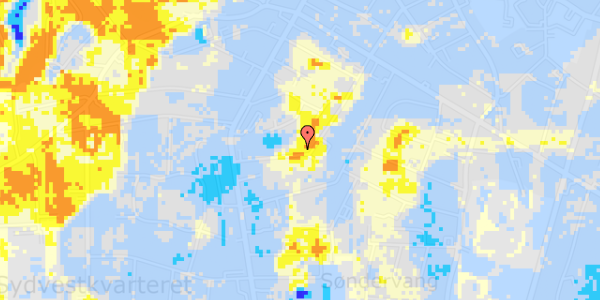 Ekstrem regn på Dreyersvej 28