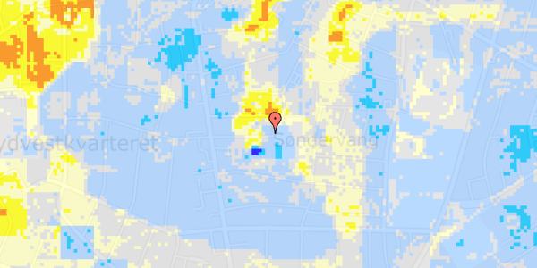 Ekstrem regn på Dybbølvej 15