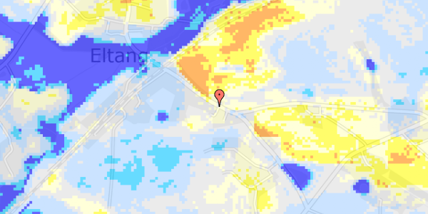 Ekstrem regn på Eltangvej 27