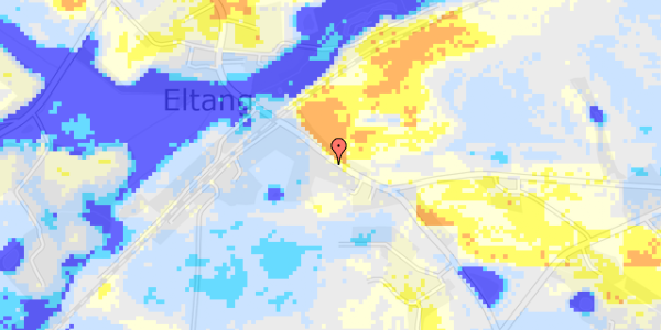 Ekstrem regn på Eltangvej 35, 1. 1