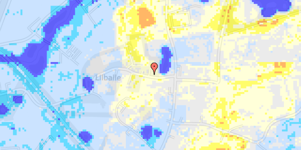 Ekstrem regn på Eltangvej 184