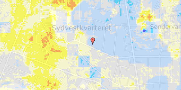 Ekstrem regn på Enev. Sørensens Vej 38