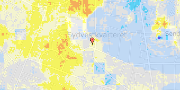 Ekstrem regn på Enev. Sørensens Vej 50