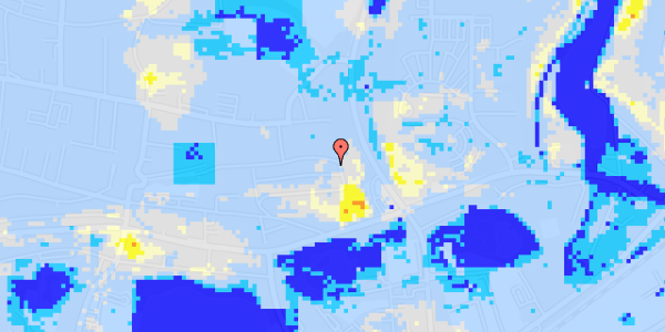 Ekstrem regn på Falkevej 1