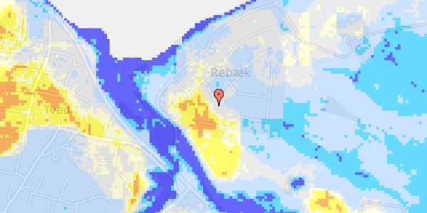 Ekstrem regn på Fjordbakken 6