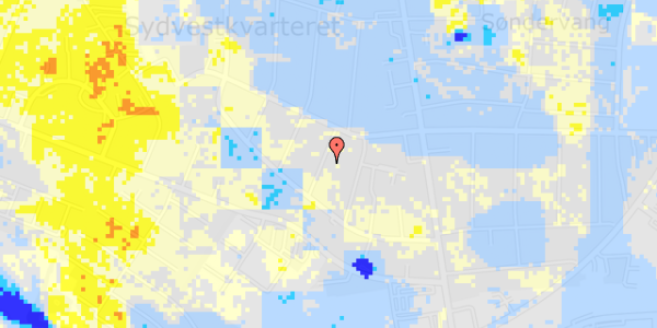 Ekstrem regn på Frands Sørensens Vej 9