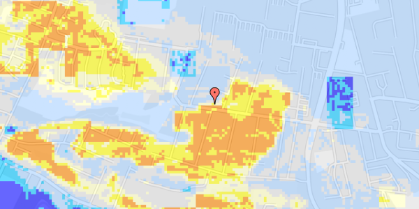 Ekstrem regn på Galgebjergvej 58