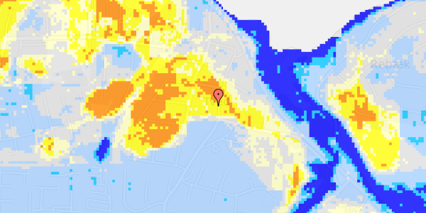 Ekstrem regn på Gl. Tved 20