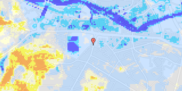 Ekstrem regn på Haderslevvej 14B, st. 