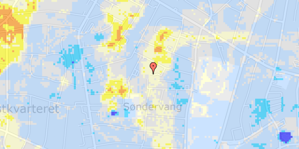 Ekstrem regn på Hans Tavsens Vej 11