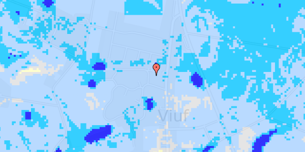 Ekstrem regn på Hechtsvej 8B