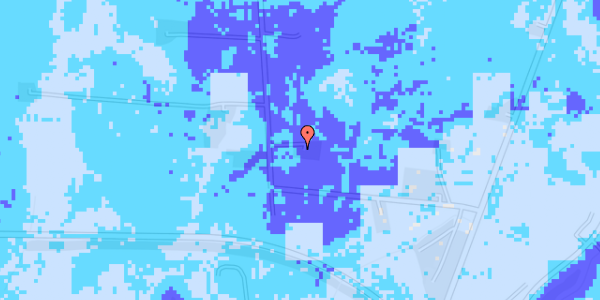 Ekstrem regn på Hedevej 129