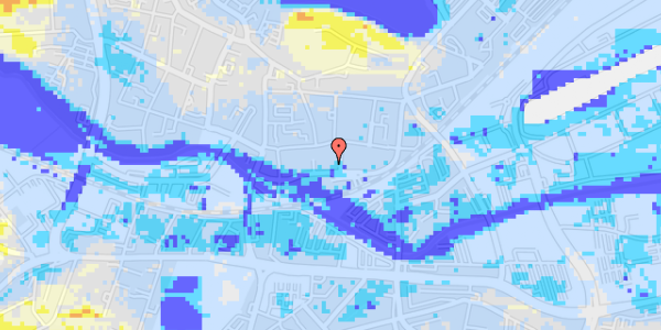 Ekstrem regn på Helligkorsgade 20C, 1. th