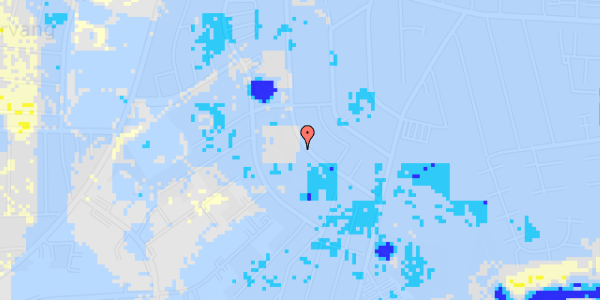 Ekstrem regn på Hertug Abels Vej 54