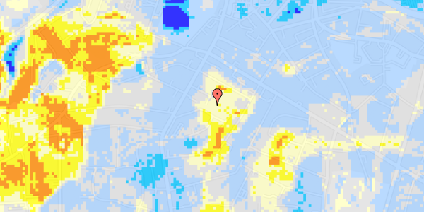 Ekstrem regn på Hjelmsvej 4B