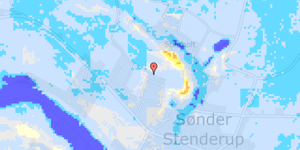 Ekstrem regn på Hundborgvej 42