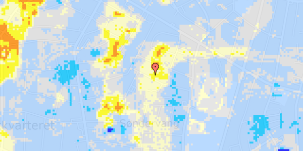 Ekstrem regn på Immanuelsvej 13B