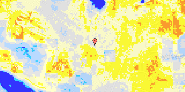 Ekstrem regn på Ingridsvej 40