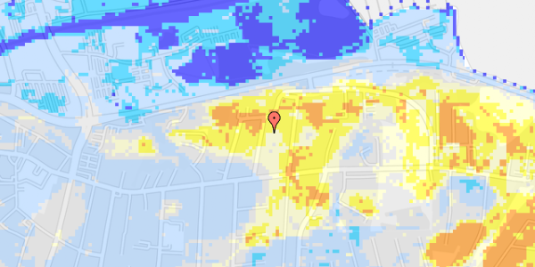 Ekstrem regn på Irisvej 14