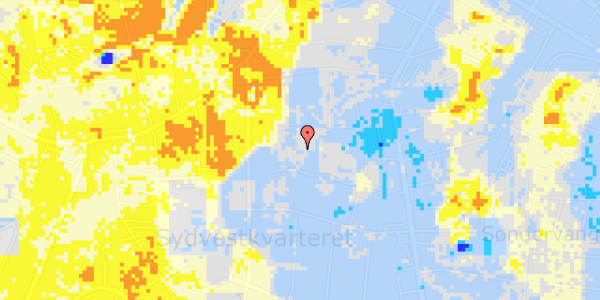 Ekstrem regn på J.L. Hansens Vej 5