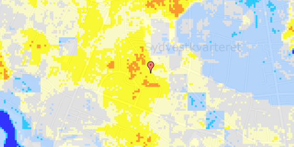 Ekstrem regn på Junghansvej 46, 1. tv