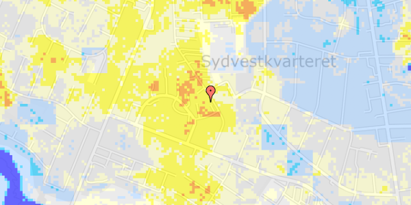 Ekstrem regn på Junghansvej 48, 1. tv