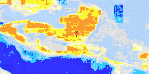 Ekstrem regn på Kastaniealle 34