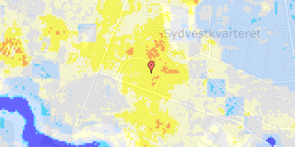 Ekstrem regn på Knud Hansens Vej 5, 1. th