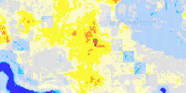 Ekstrem regn på Knud Hansens Vej 10, 1. th