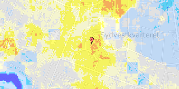 Ekstrem regn på Knud Hansens Vej 26, 1. th