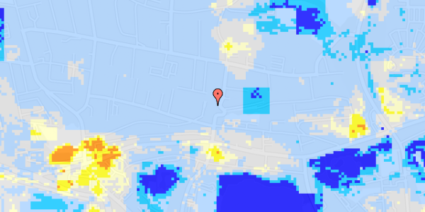 Ekstrem regn på Koldingbjerg 21A