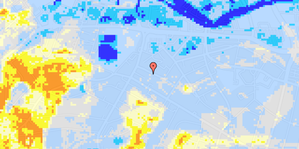 Ekstrem regn på Kolliinsgade 12, 2. 